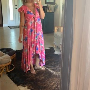 XX SOLD XX VICI// hi-low maxi dress